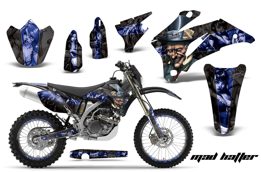 Yamaha WR250F WR450F 07-11 Graphics Kit MH BLB NPs